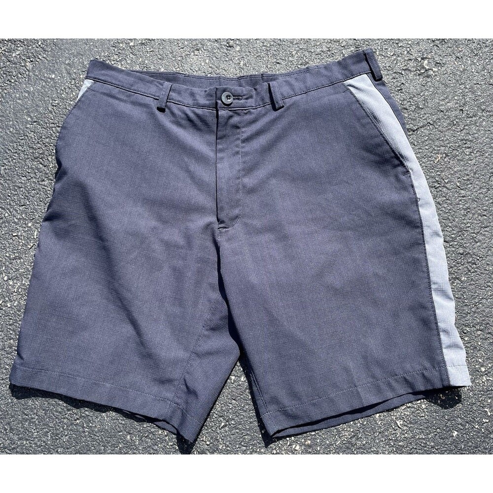 Men's Haggar C18 Navy Shorts, Size 36
